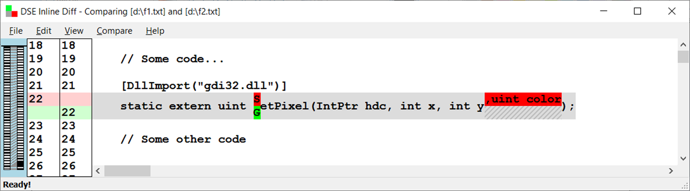 #6. DSE Inline Diff (Windows) By: Data Safety Expert