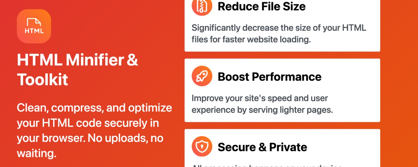 HTML Minifier Pro