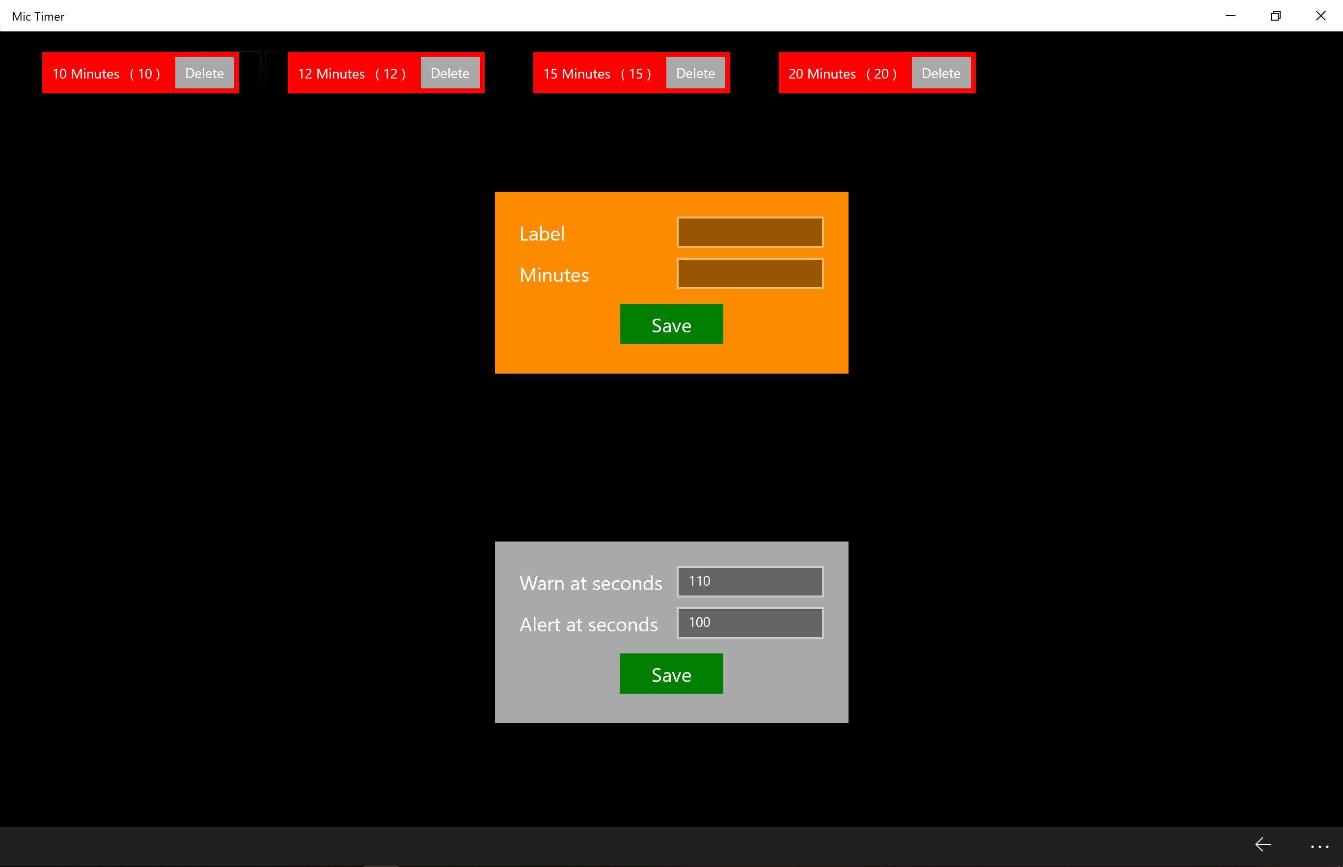 Mic Timer - Microsoft Apps