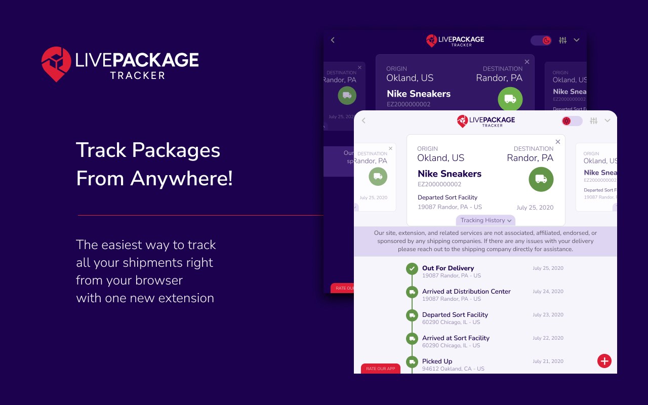 Live Package Tracker