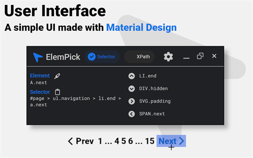 ElemPick - A Selector XPath Element Picker - Complemento de edge