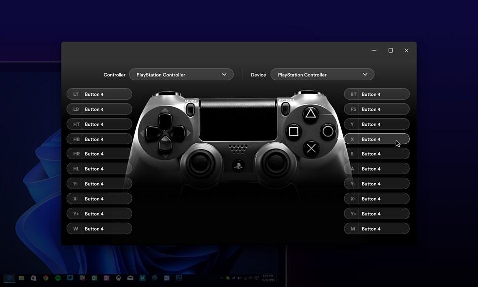 DualShock Controller Mapper Microsoft Apps