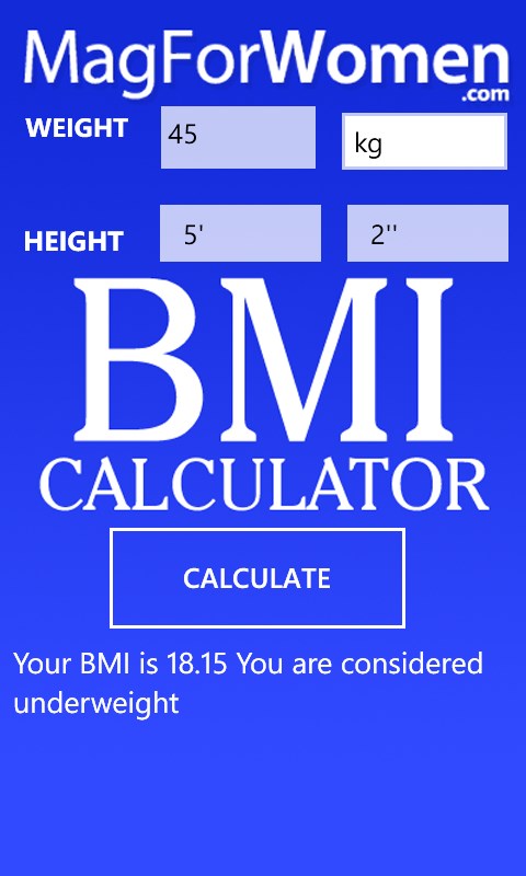 Get Bmi Calculator Microsoft Store