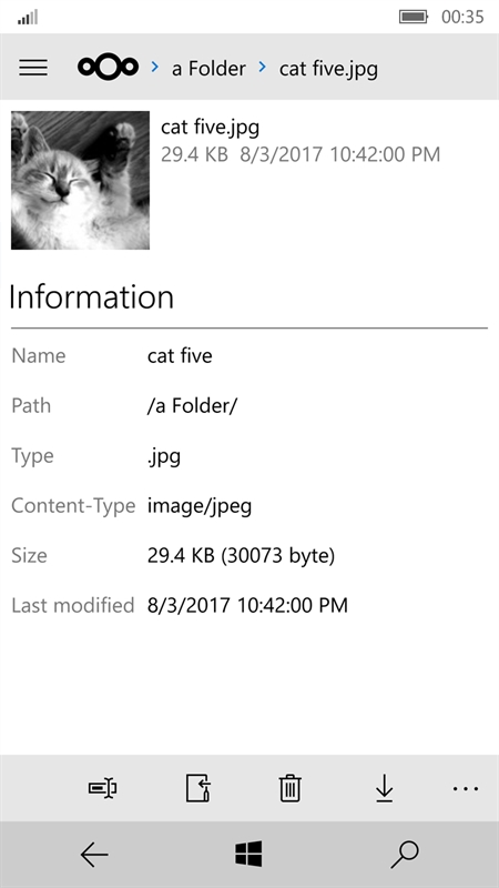 Nextcloud Screenshot