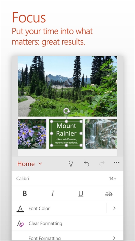 PowerPoint Mobile Screenshot