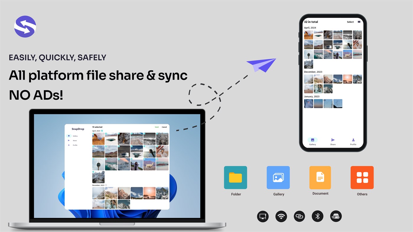 #1. Snap Drop (Windows) بواسطة: Essence Studio