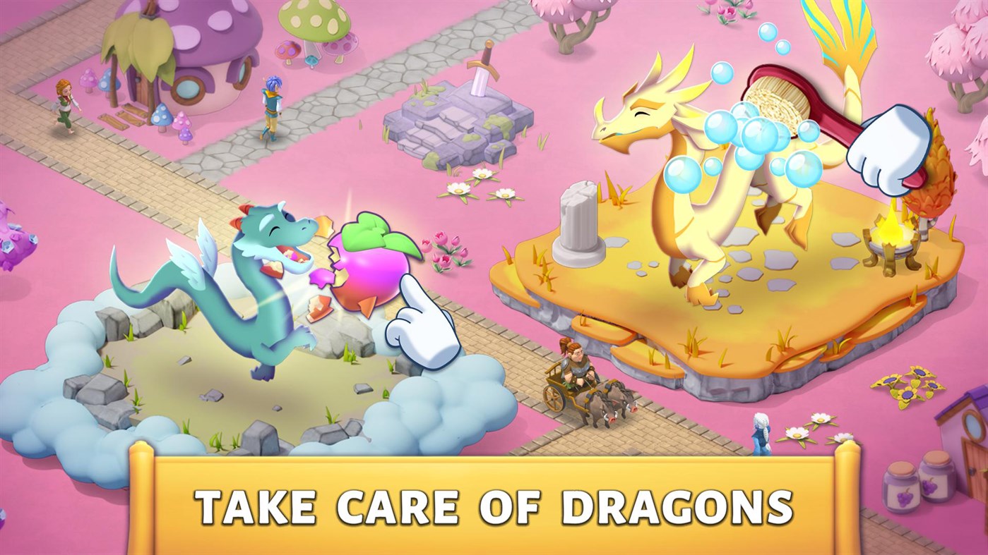 #6. Dragon Kingdom: Fantasy City (Windows) By: Sparkling Society Games B.V.