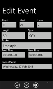 Swim Tracker screenshot 2