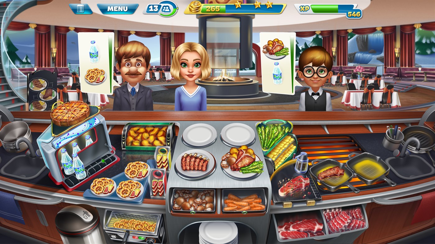 #5. Cooking Fever (Windows) 게시자: Nordcurrent Group UAB