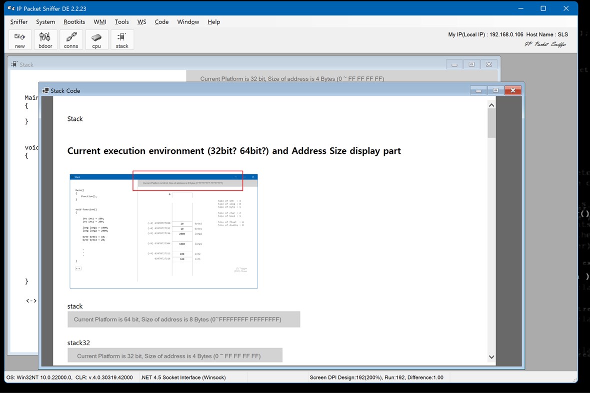 #9. IP Packet Sniffer Code (Windows) By: Million