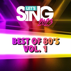 Let's Sing 2023 Best of 80's Vol. 1 Song Pack cover image