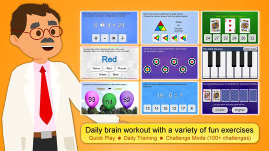 Brain App - Daily Brain Training on your PC screenshot 1