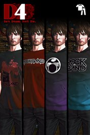 D4: Dark Dreams Don't Die - Klädsetet ROCK BAND