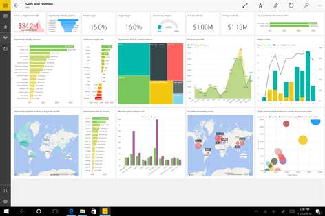 Power BI Mobile Screenshots 1