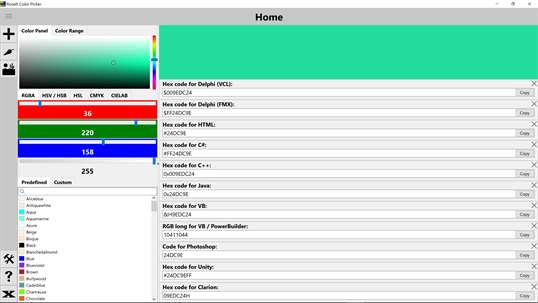 Roselt Color Picker screenshot 1