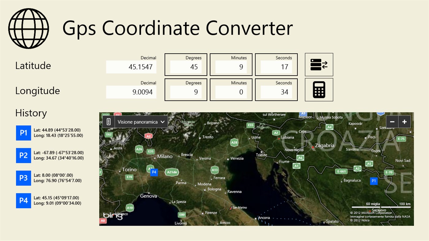 #3. Gps Coordinate Converter (Windows) Podle: VivendoByte.net