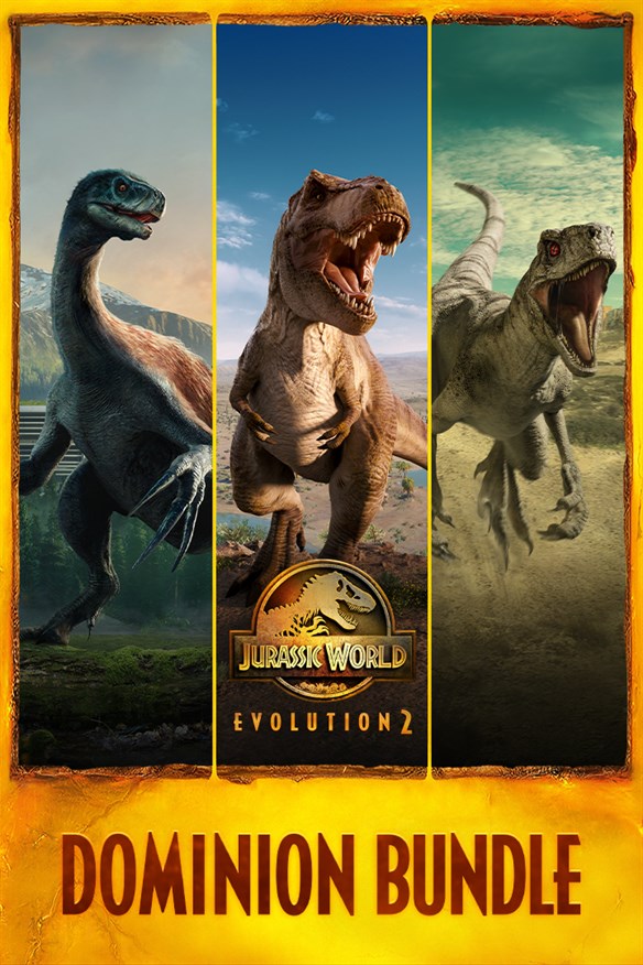Jurassic World Evolution 2: Dominion Bundle Xbox Series X|S and Xbox One cover art