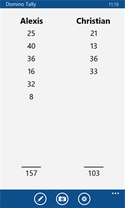 Domino Tally screenshot 3