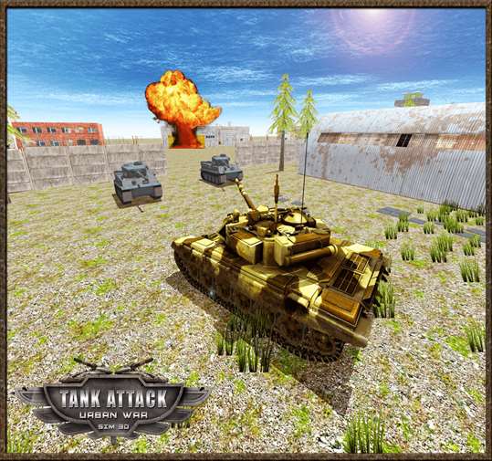 Tank Attack Urban War Sim 3D screenshot 4