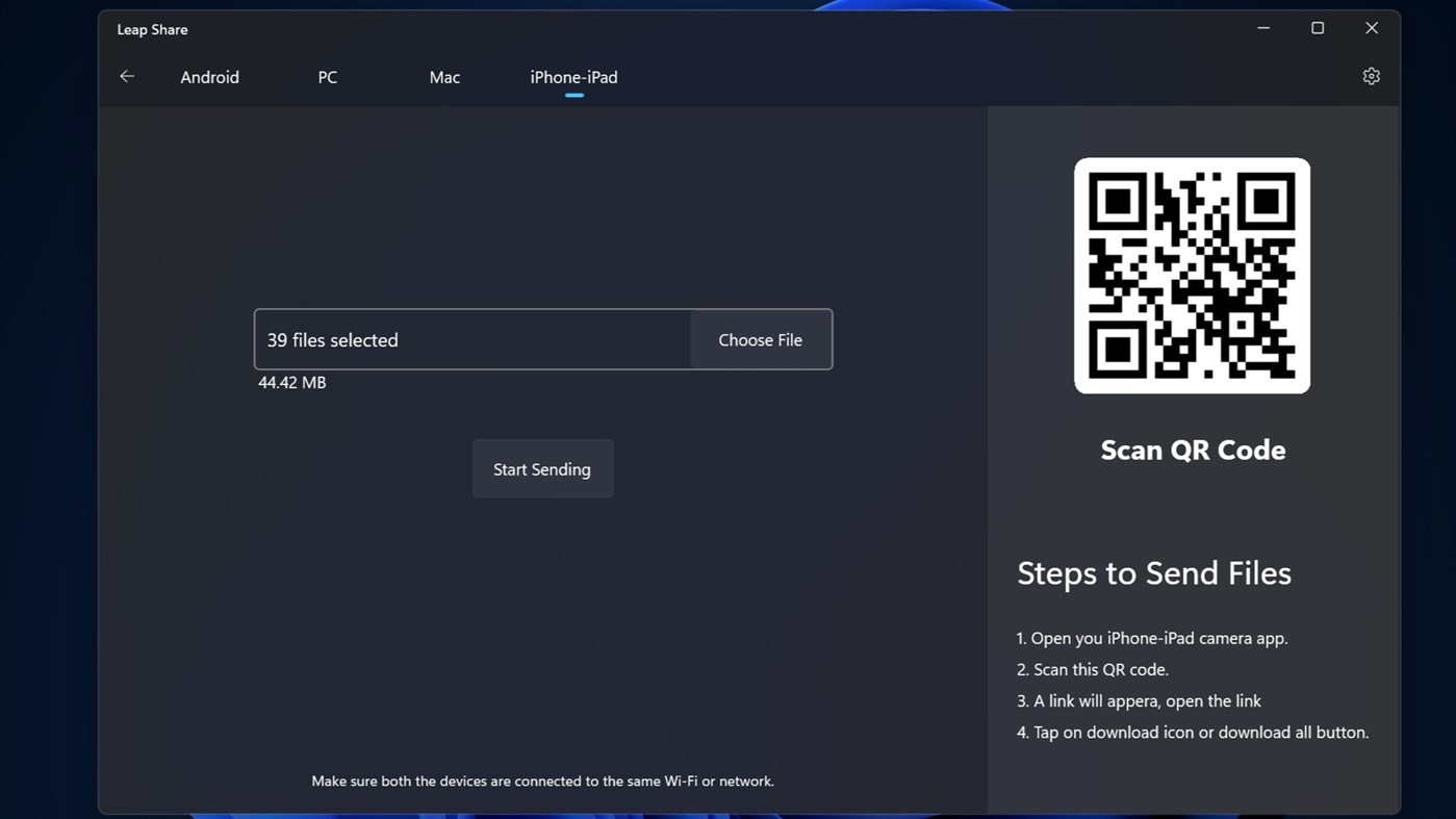 #2. Leap Share - Pc Phone File Transfer (Windows) 由: Define Studio