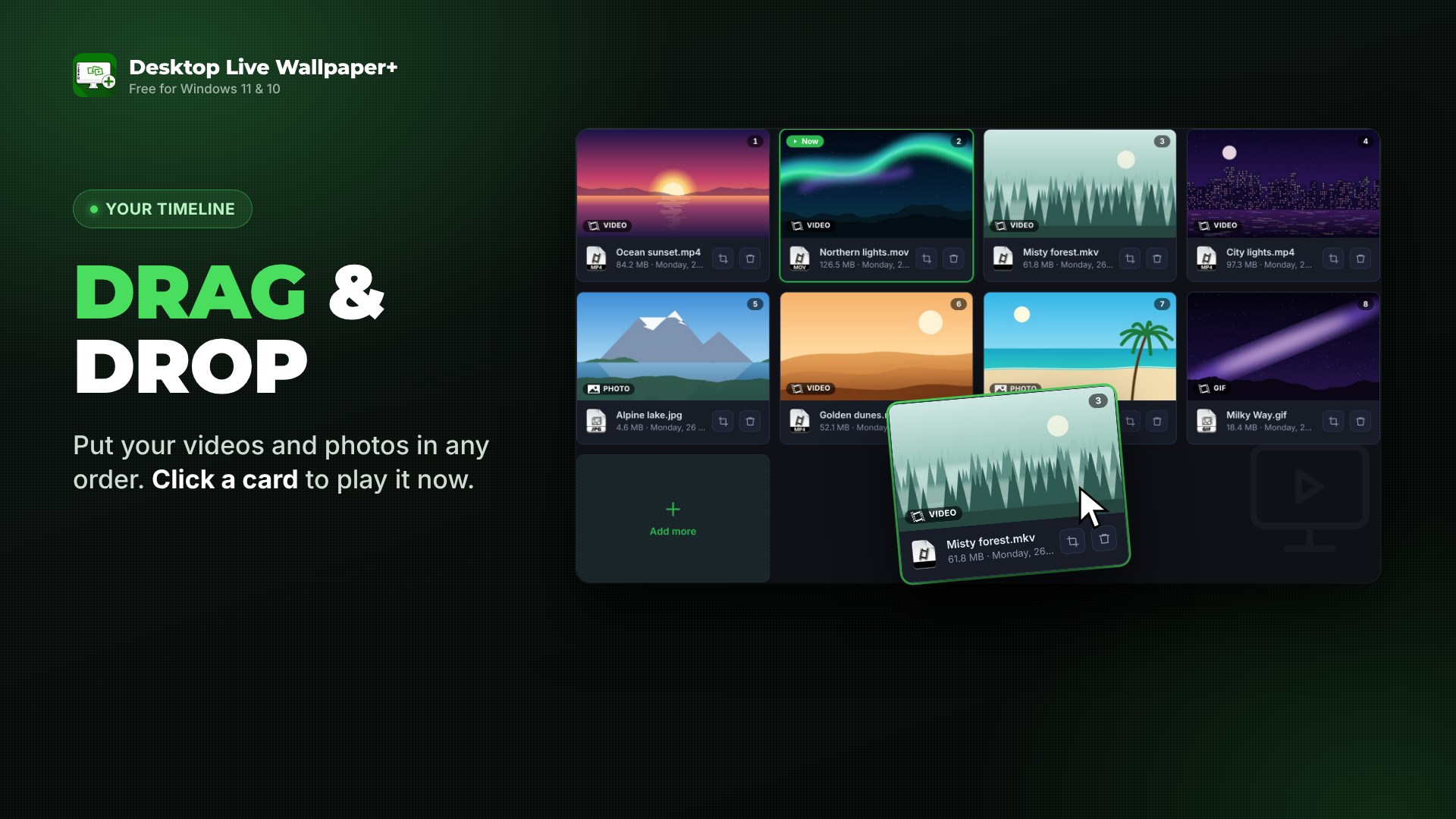 Desktop Live Wallpaper+: Video Wallpaper screenshot