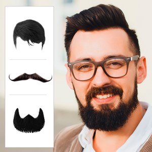 Man Hair Mustache Beard Style