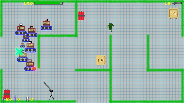 Stickman Mayhem: Intruder Alert screenshot 2