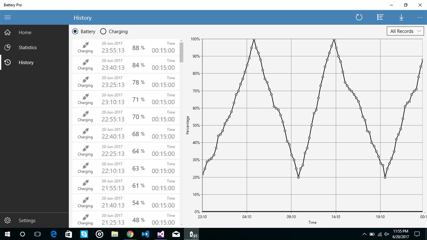#3. Battery Pro (Windows) Av: KANJI KERALIYA