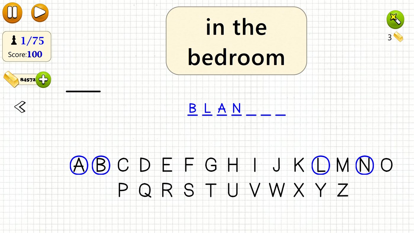 #5. Hangman Word Game (Windows) 由: G Soft Team