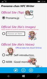 Pronama-chan NFC Wr screenshot 2