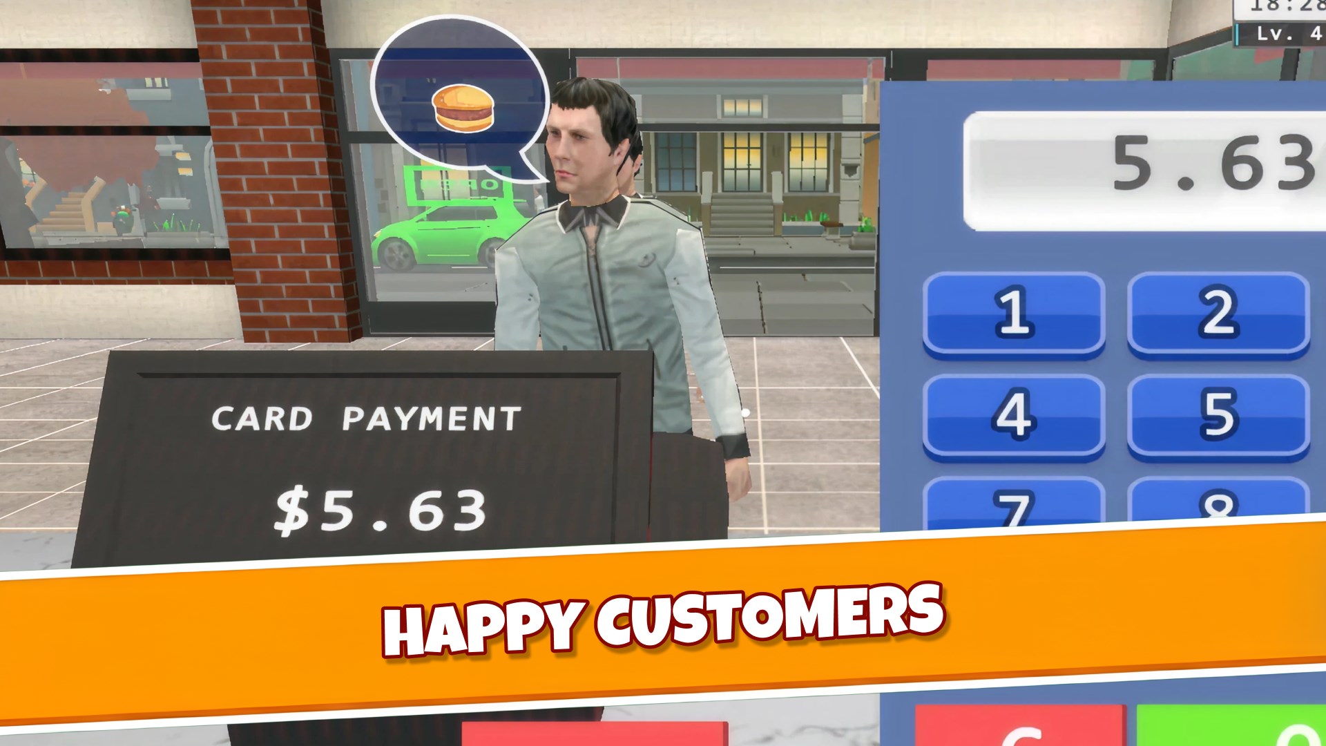 Burger Restaurant Simulator 3D screenshot