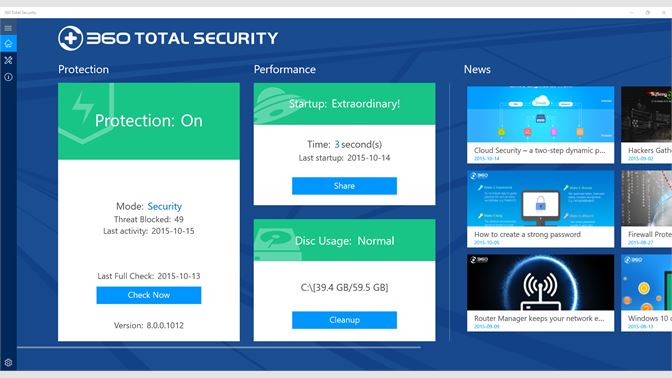 free 360 total security for windows 10