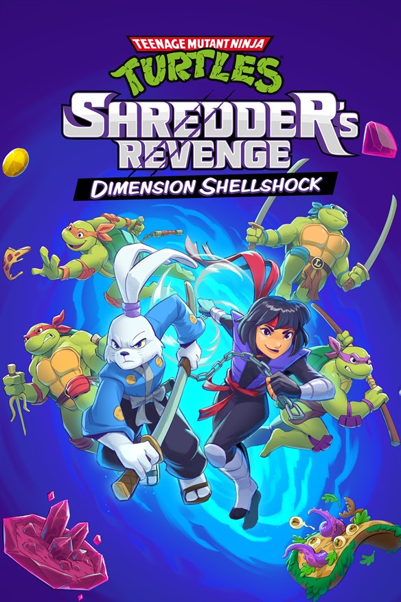 Teenage Mutant Ninja Turtles: Shredder's Revenge - Dimension Shellshock Xbox Series X|S and Xbox One cover art