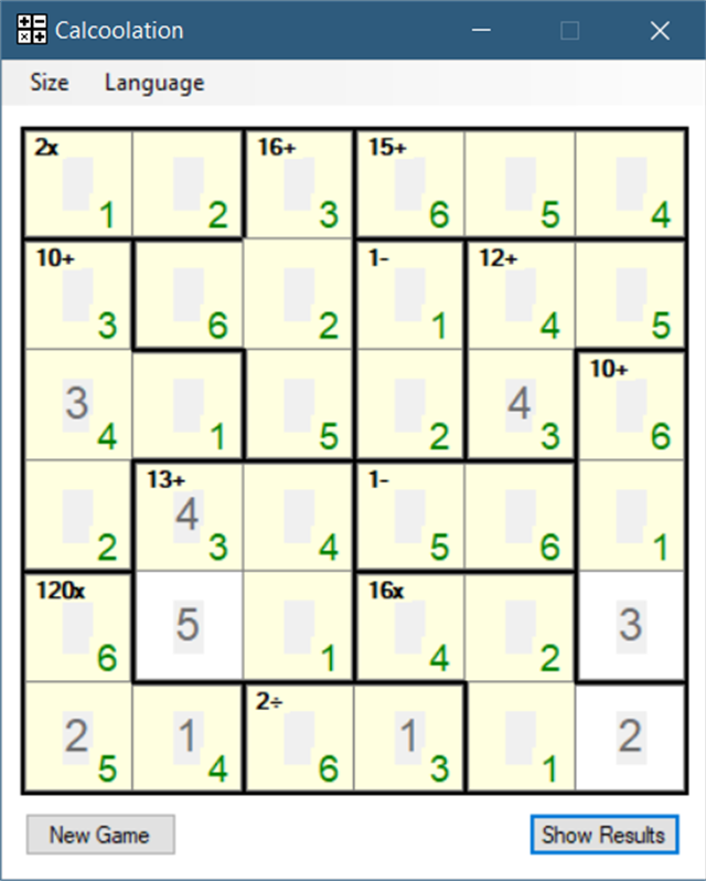 Calcoolation screenshot 2