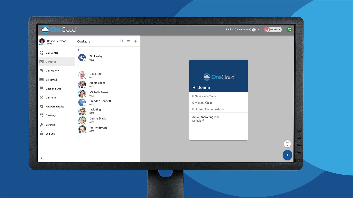 #1. OneCloud Webphone (Windows) 由: TelWare Corporation