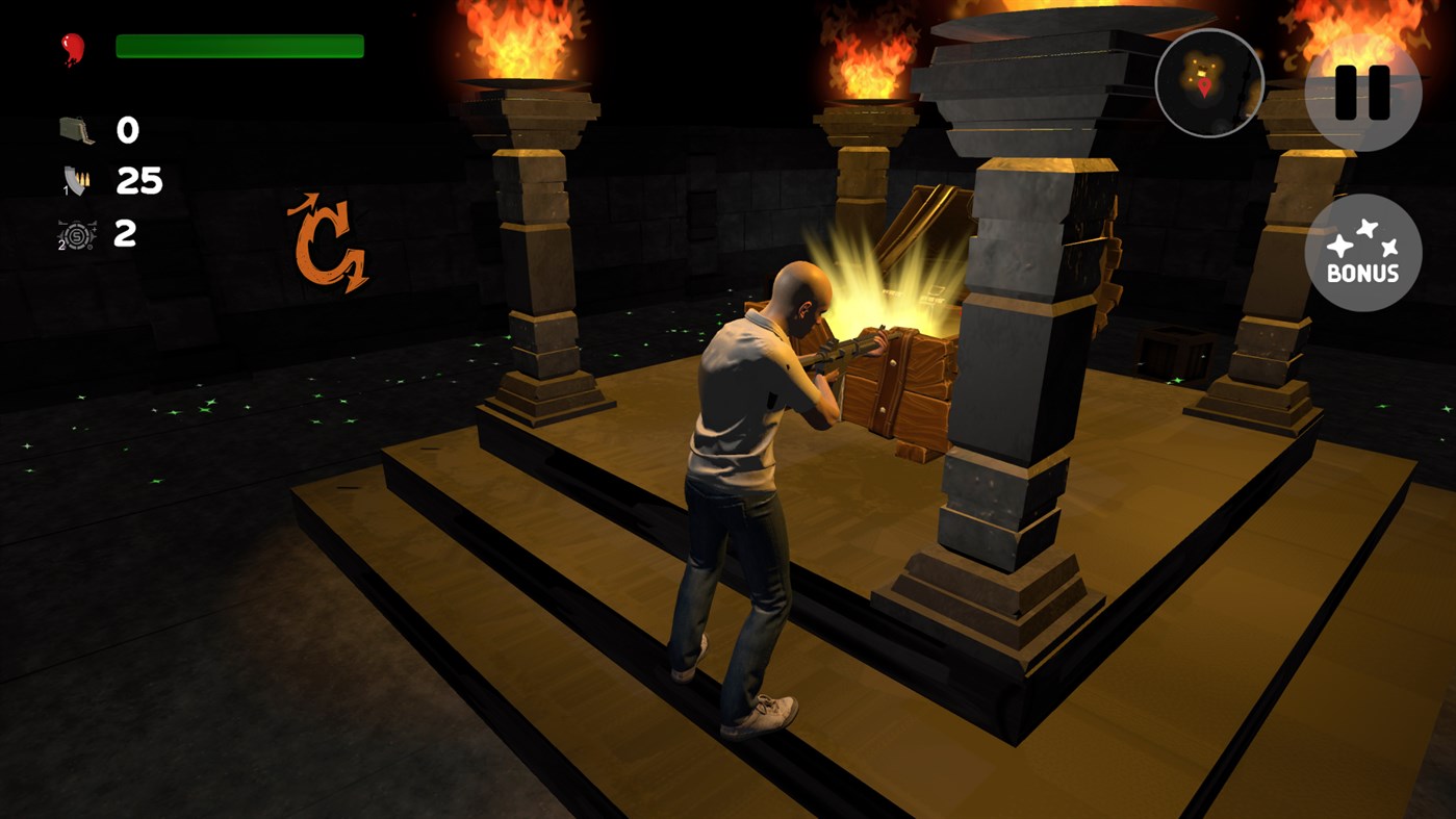 #9. Danger dungeon quest (Windows) Podle: Elhan Games