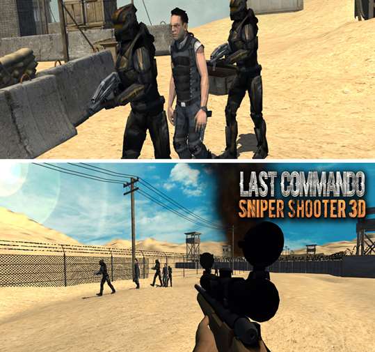 Last Commando Sniper Shooter 3D screenshot 1