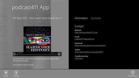 podcast411 App Screenshots 2