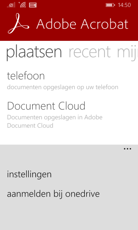 Open PDF's vanaf uw smartphone of de cloud.