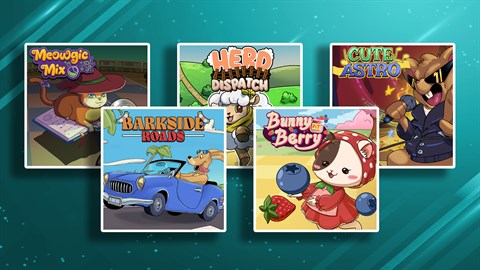 Barkside Roads + Bunny Pit Berry + Cute Astro + Herd Dispatch + Meowgic Mix (Bundle)