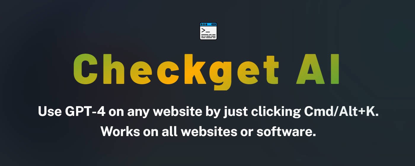 Checkget AI - Smart Assistant for ChatGPT