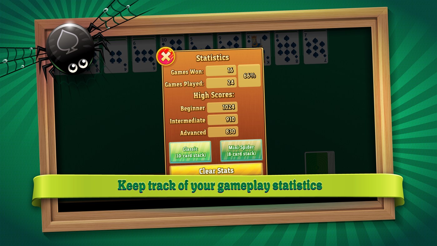 #4. Simple Spider Solitaire (Windows) 게시자: Random Salad Games LLC