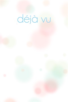 Cover poster for Déjà Vu