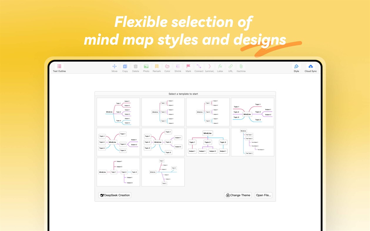 #4. MindLine Mind Map (Windows) 来自: Zhanhui Chen
