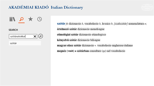 Olasz szótár screenshot 3