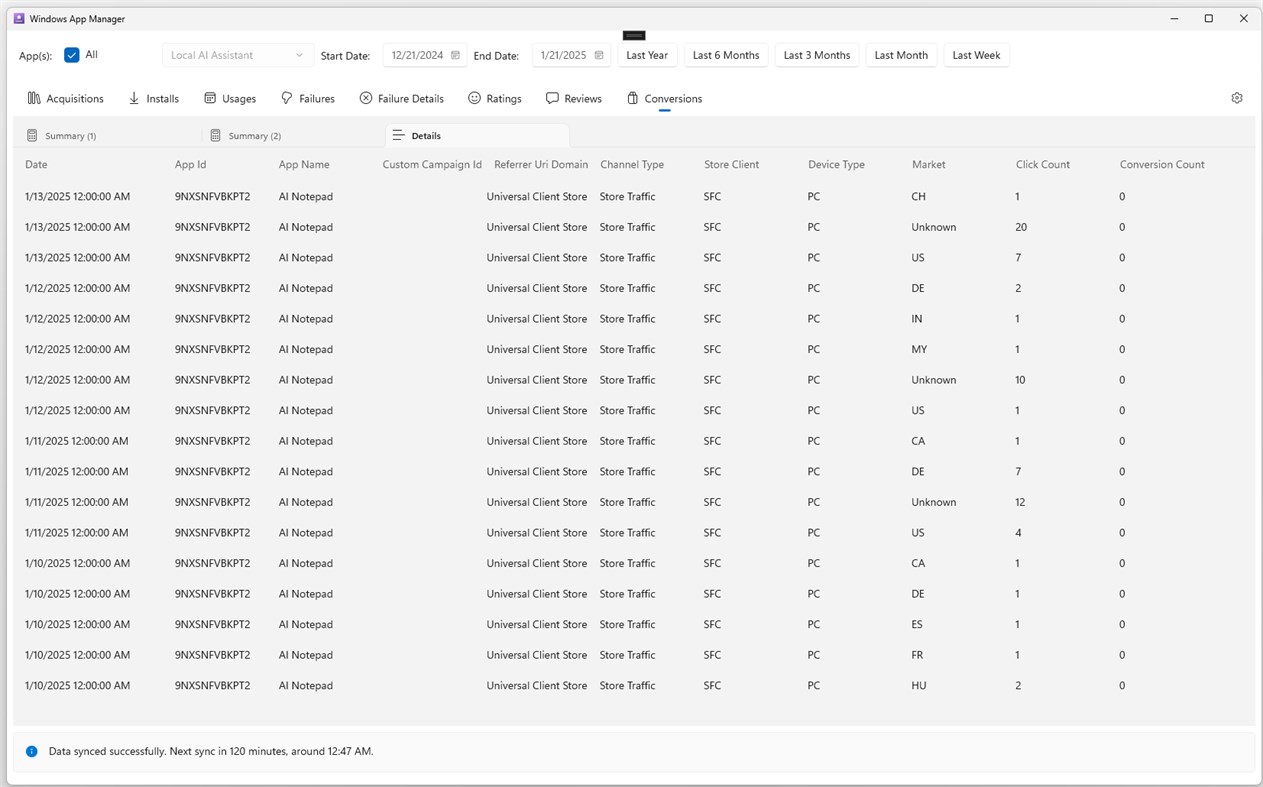 #6. Windows App Manager (Windows) By: Software Tailor (HK) Limited