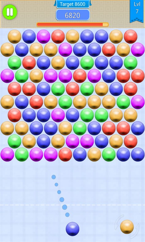 #6. Bubble Shooter Delight (Windows) 게시자: G Soft Team