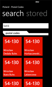 Polish Postal Codes screenshot 3