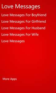 Love Text Messages screenshot 1
