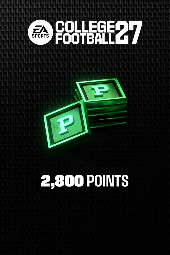 EA SPORTS College Football 27 - 2800 College Football Points Xbox Series X|S and Xbox One cover art